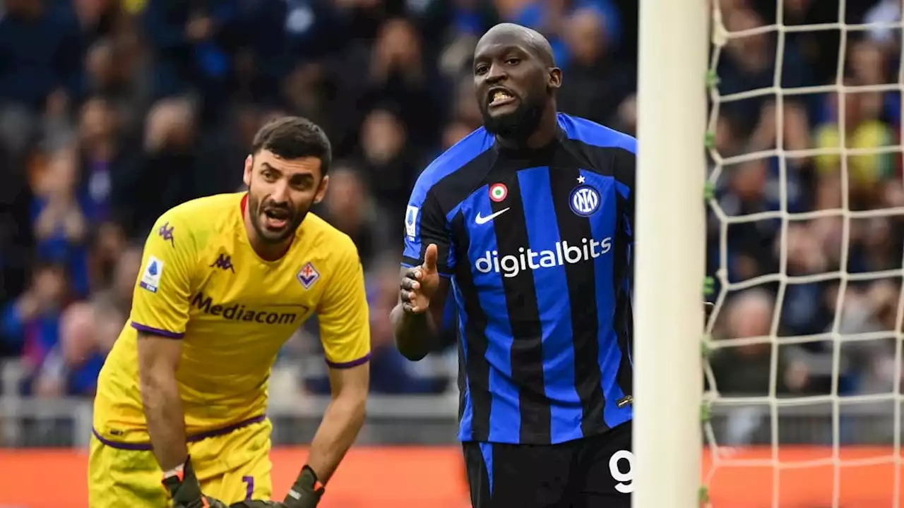 Inter-Fiorentina: le raté incroyable de Lukaku, décidément plus efficace avec la Belgique