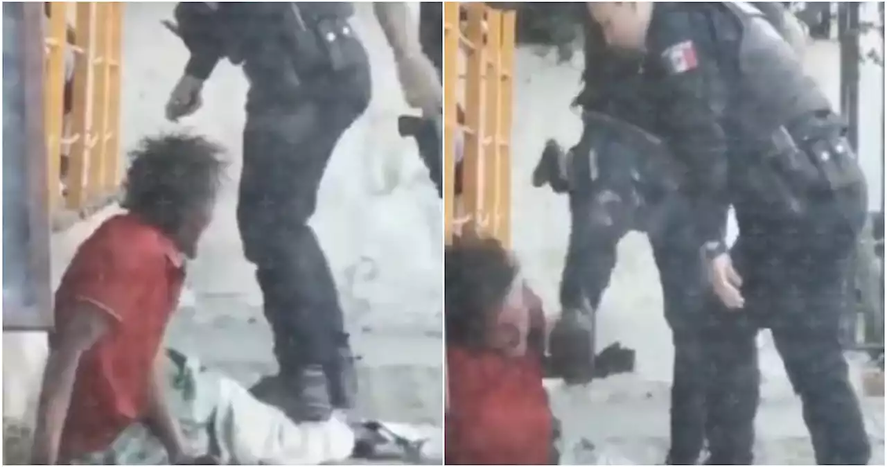 VIDEO exhibe a agentes de Guadalajara mientras abusan de hombre en situación de calle