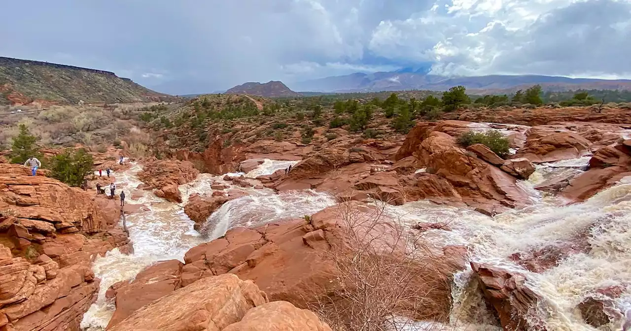 Waterfalls at Gunlock State Park near St. George draw tourists — and accidents