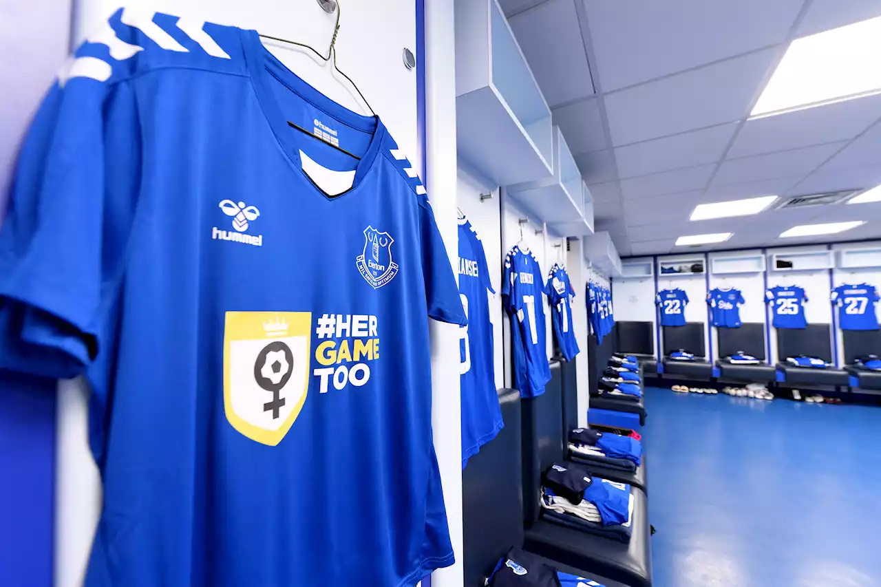 Why Everton swapped shirt sponsor for Her Game Too campaign logo for Liverpool clash