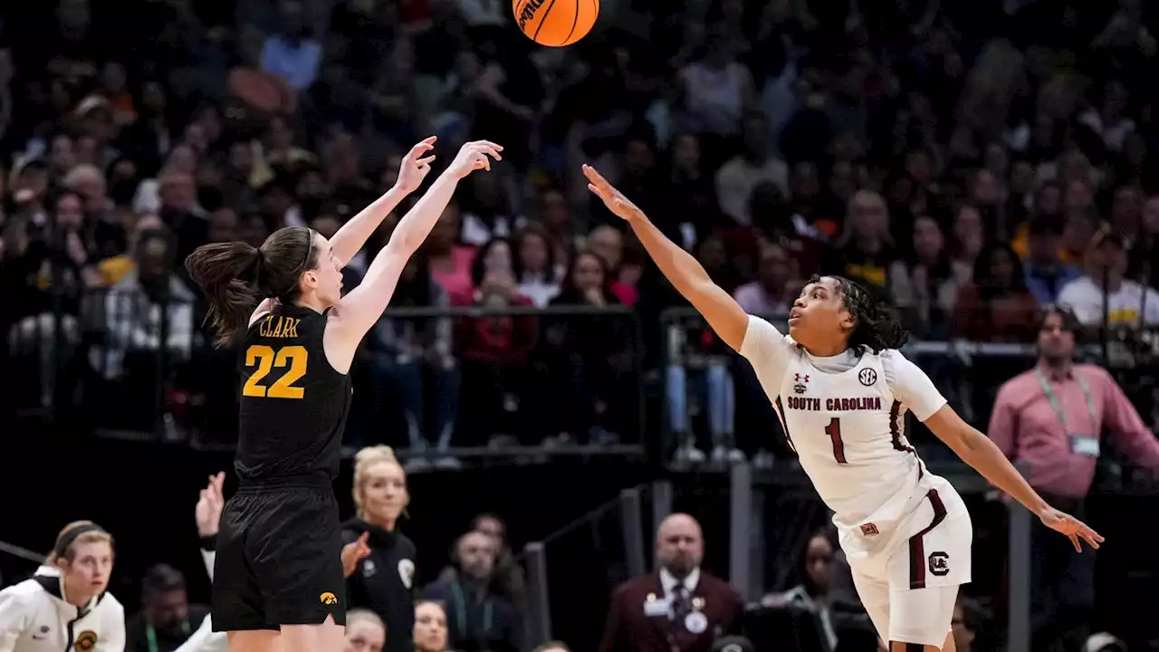 March Madness: Caitlin Clark takes down undefeated South Carolina, leads Iowa to 1st national championship game