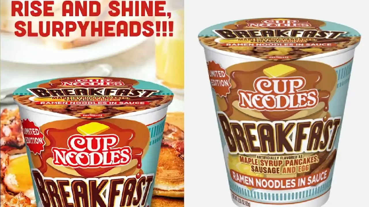 Cup Noodles' newest flavor tastes like pancakes, sausage and egg