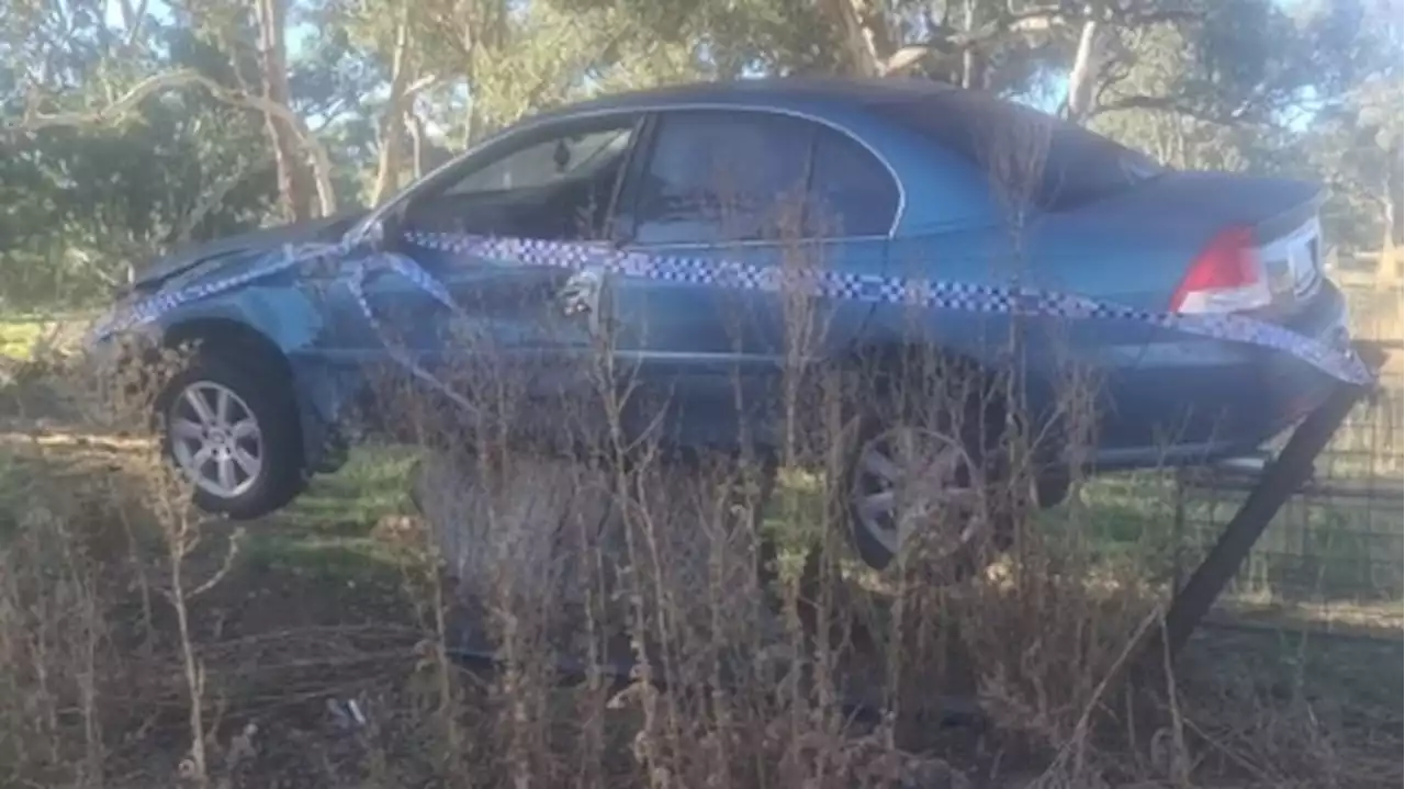 Teen loses control of car, lands on tree stump prompting police road safety warning