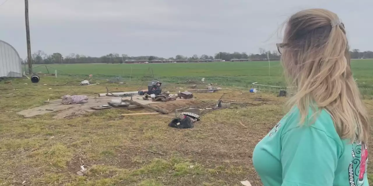 Family’s photo swept up by tornado found over 150 miles away