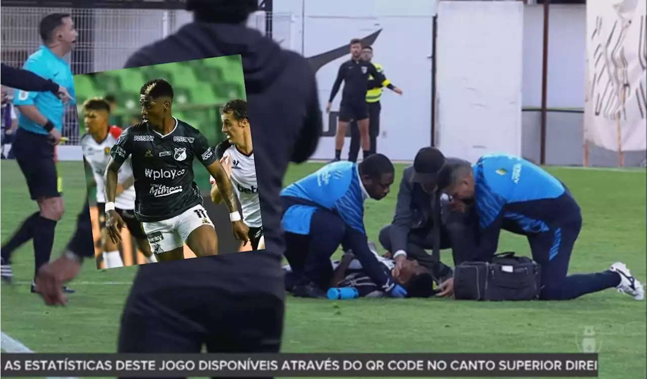 Revelan el estado de salud del colombiano Yony González tras desplomarse en la cancha en Portugal