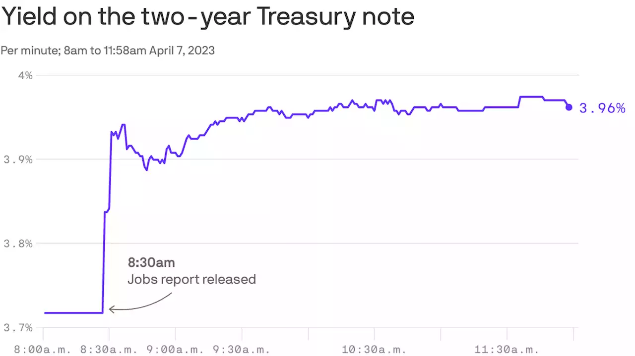 Treasury yields rise on nearly perfect jobs report