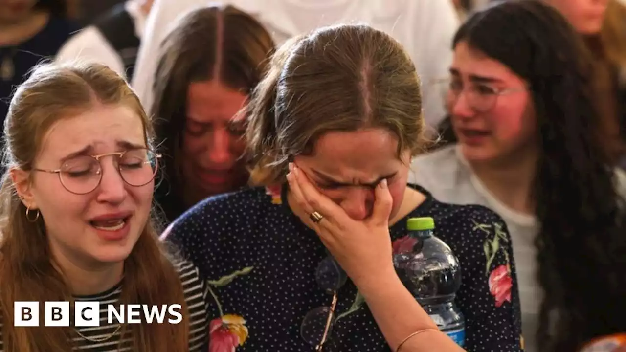 Maia and Rina Dee: Father mourns at funeral of sisters killed in West Bank