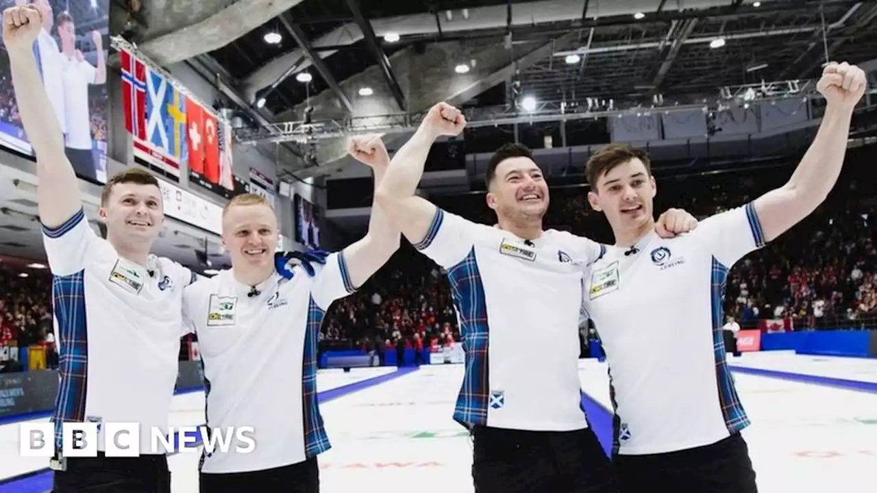 Scotland's curlers celebrate 'amazing' world championship win