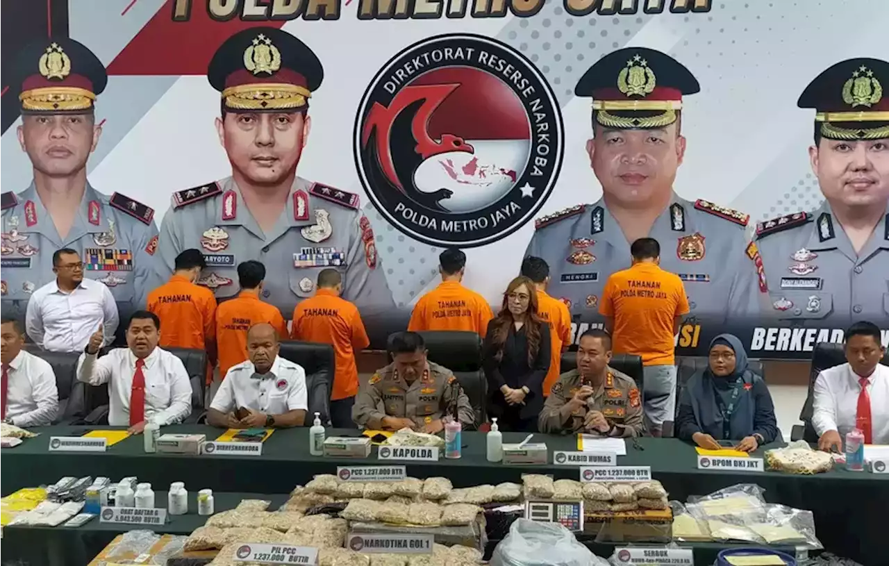 Polisi Bongkar Kasus Peredaran 1,2 Juta Pil PCC di Tangerang