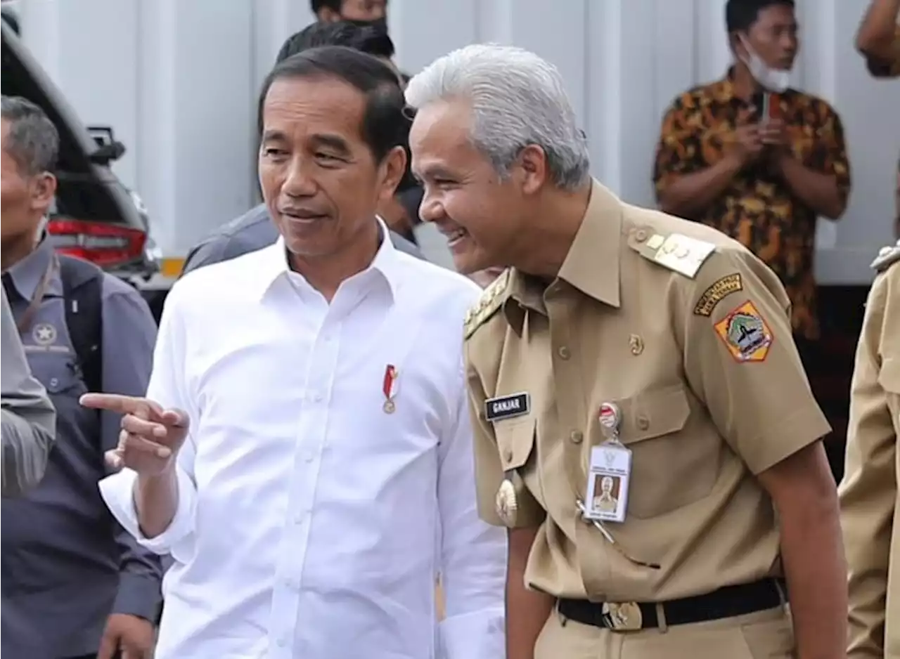 Momen Kompak Ganjar dan Jokowi Saat Sidak Pasar di Boyolali dan Solo