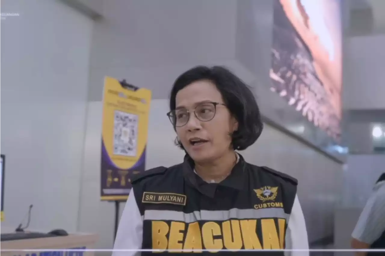 Sri Mulyani Sidak ke Bea Cukai Bandara Soekarno-Hatta, Cek Persiapan Mudik Lebaran