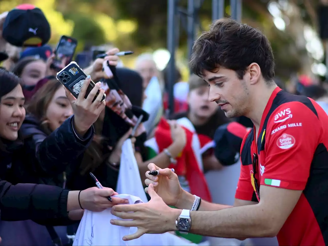 Ferrari driver Charles Leclerc urges fans to stop coming to his home