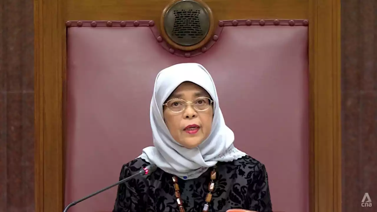 In full: President Halimah Yacob's address at the opening of parliament