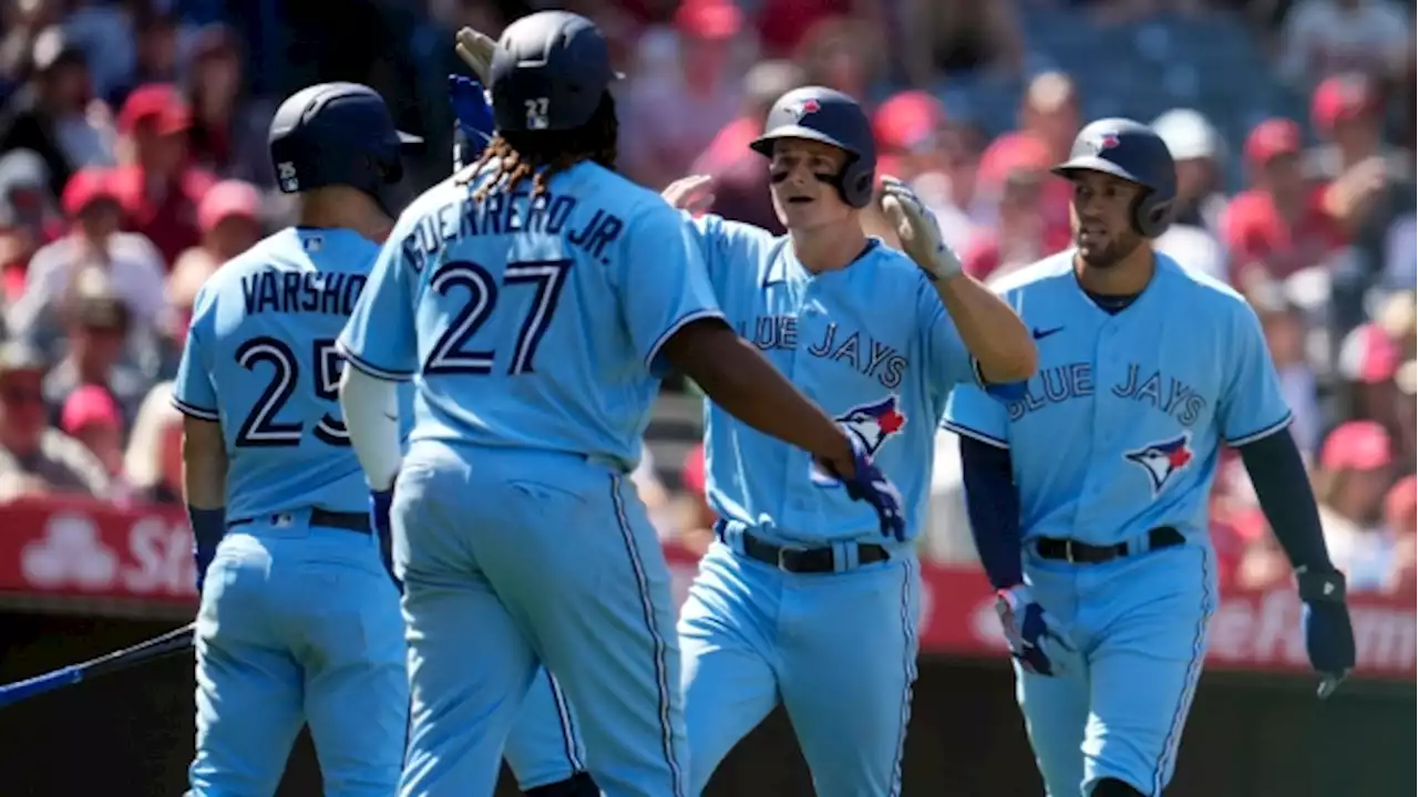 Kiermaier, Chapman both drive in 5, Jays beat Angels 12-11 in 10 innings