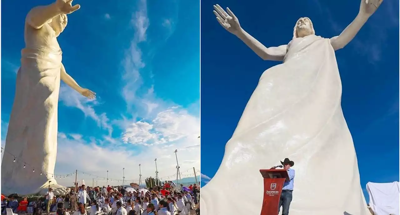 Inauguran Cristo de 33 metros en Zacatecas, el más grande de México | El Universal