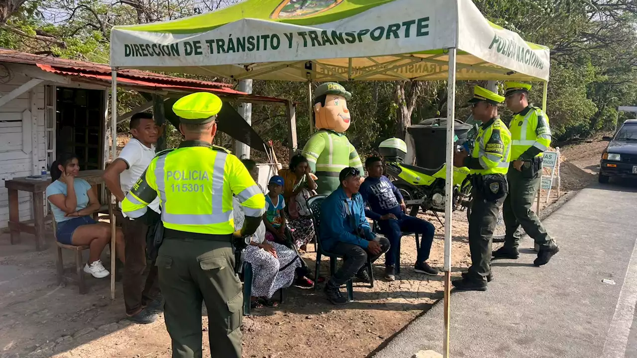 Más de 105 mil carros circularon en las vías guajiras en la Semana Santa