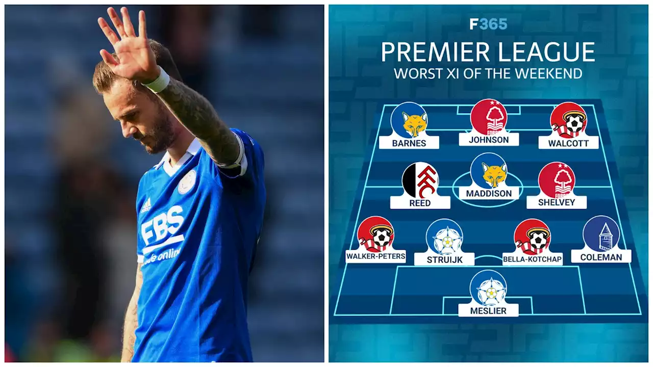 England man leads weekend's worst Premier League XI after costly error in relegation six-pointer