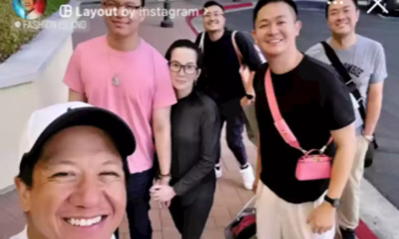 Kris Aquino was out and about on Easter Sunday with friends including Mark Leviste