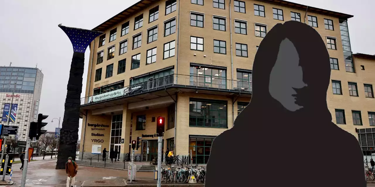 19-åring misshandlade elev och lärare på Burgården