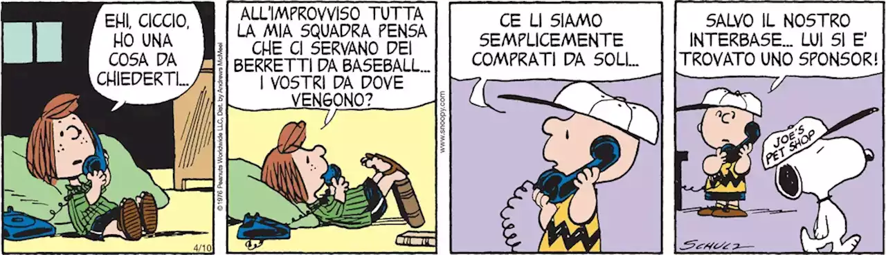 Peanuts 2023 aprile 10 - Il Post