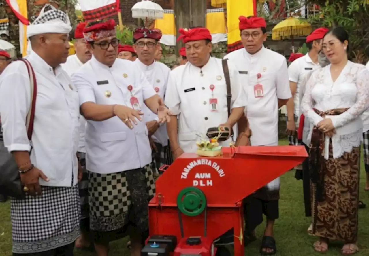 Atasi Sisa Sampah Banten Upacara, Desa Adat Kota Dibantu Mesin Pencacah