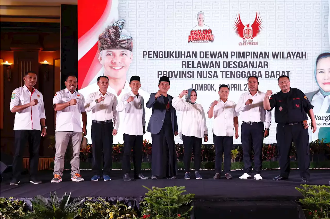 Sukarelawan Desa Dikukuhkan di NTB, Siap Menangkan Ganjar di 2024