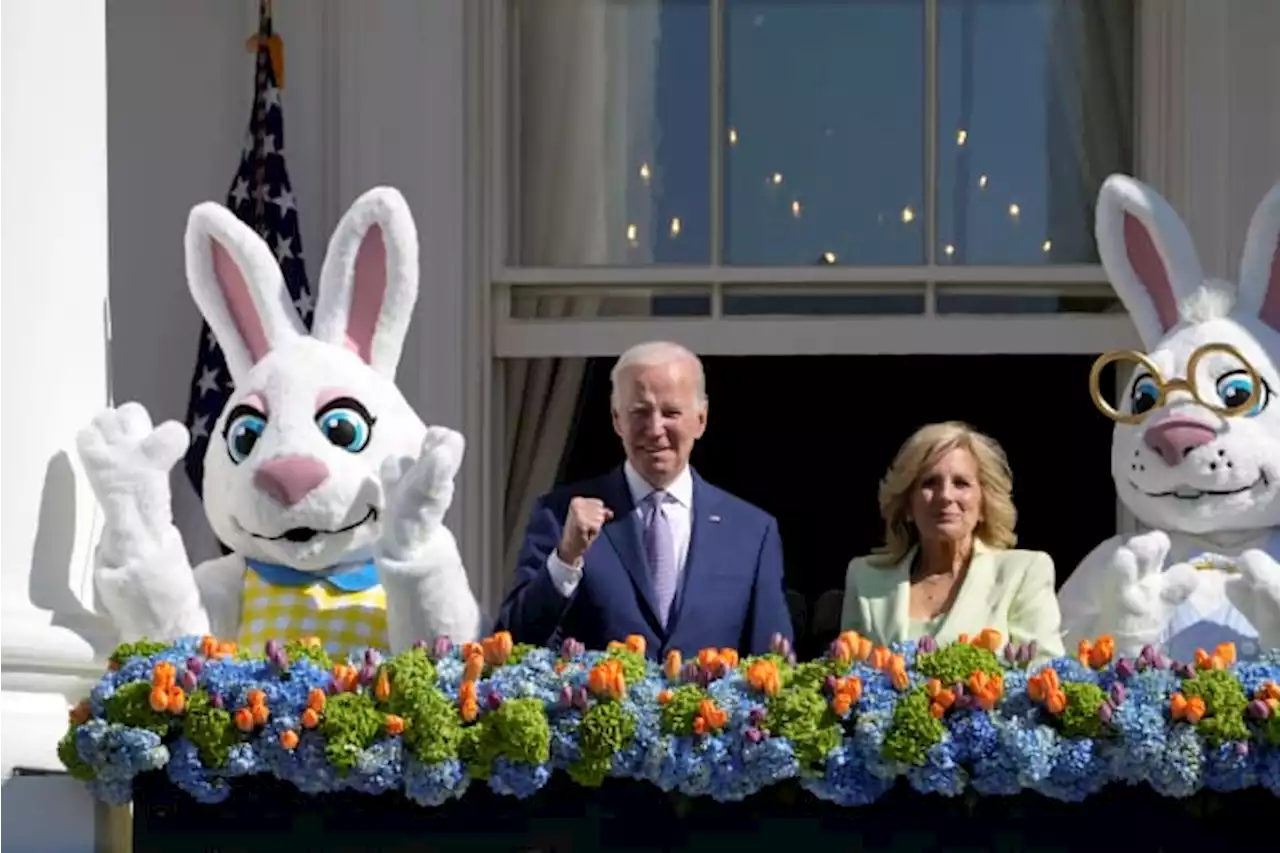 Biden kicks off Easter egg roll with talk of reelection bid