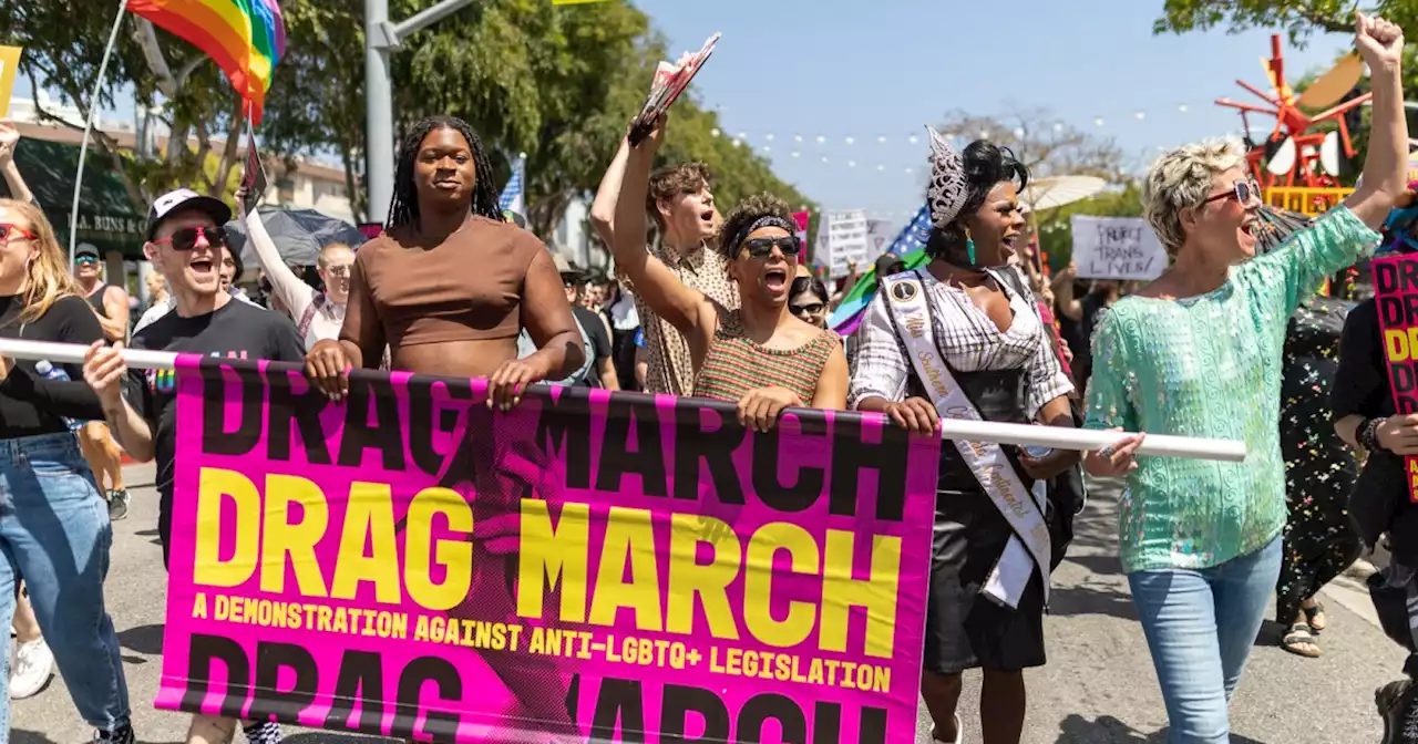 How To LA: Hundreds Marched Against Anti-LGBTQ Legislation in LA