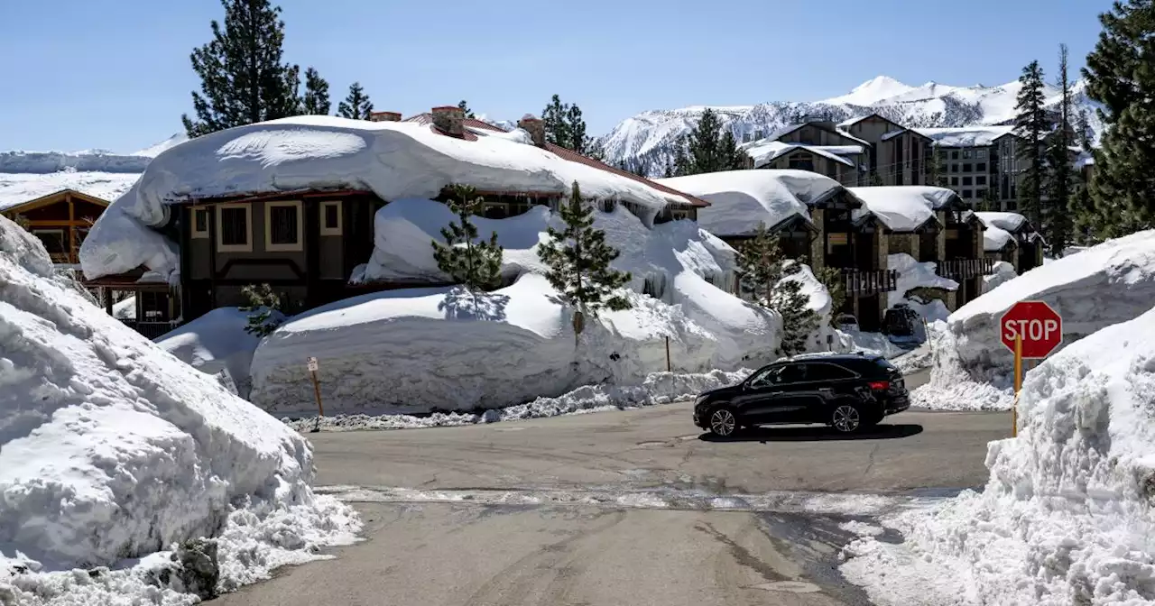 Excessive snow has become a chaotic force in a California ski town