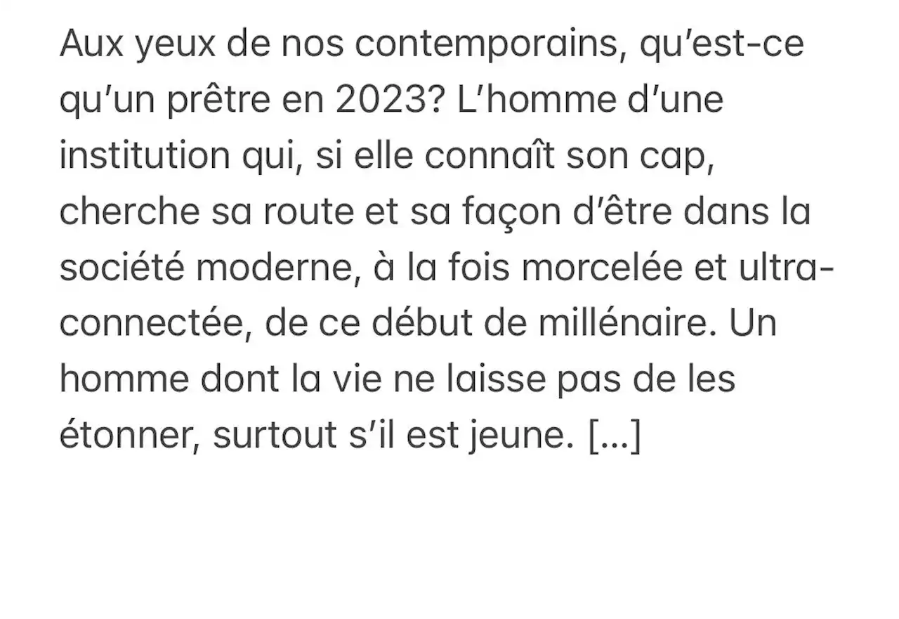 Prêtre: «Signe de contradiction»