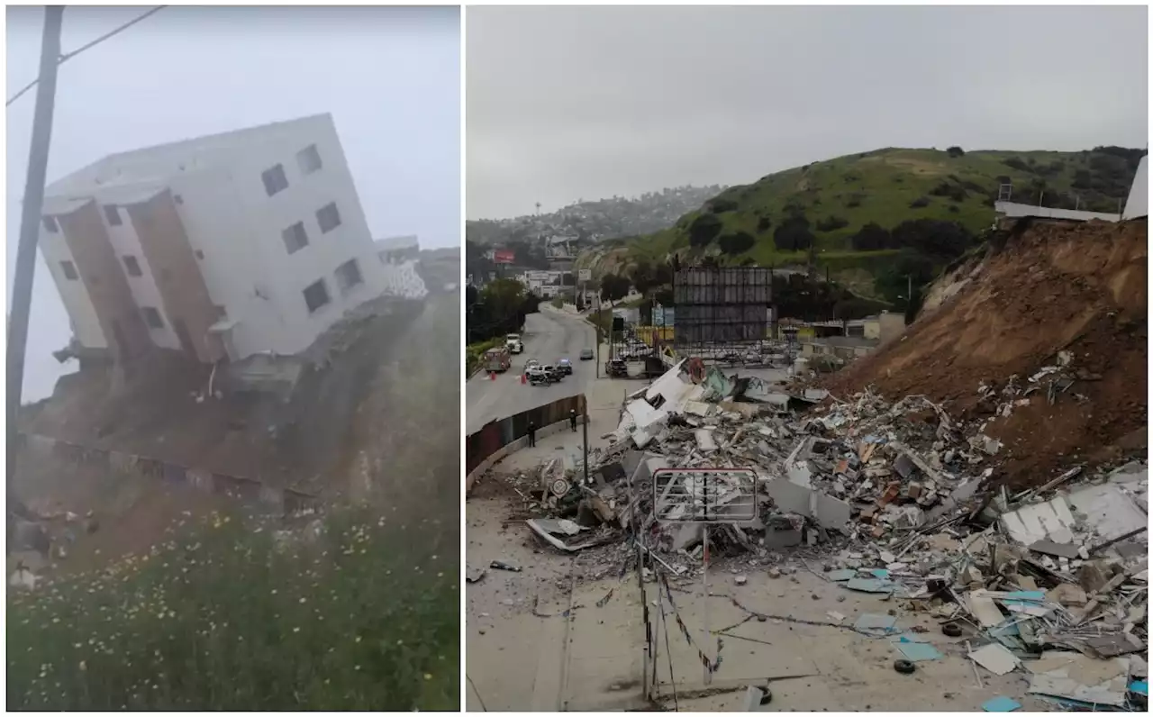 Colapsa edificio en Tijuana; es el segundo en caer de fraccionamiento