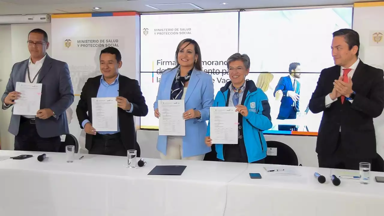 Gobierno y Distrito oficializaron la construcción de la primera fábrica de vacunas en Colombia