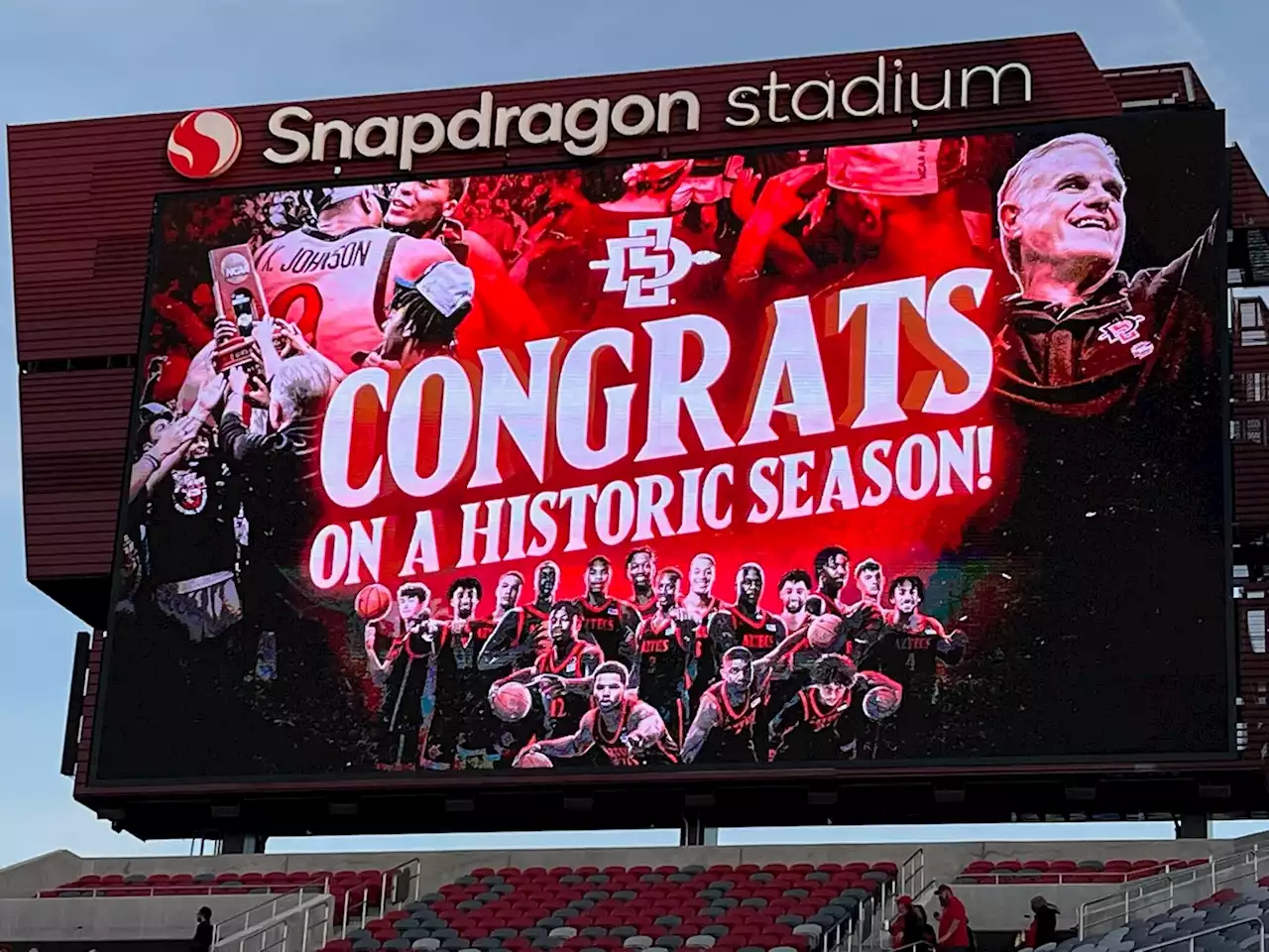 Aztecs Honored for Historic NCAA Run With Celebration at Snapdragon Stadium