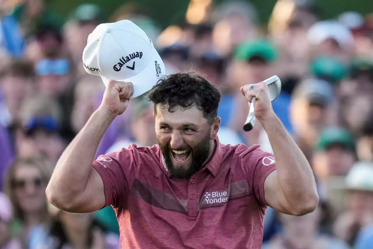 Jon Rahm rallies to win first Masters championship