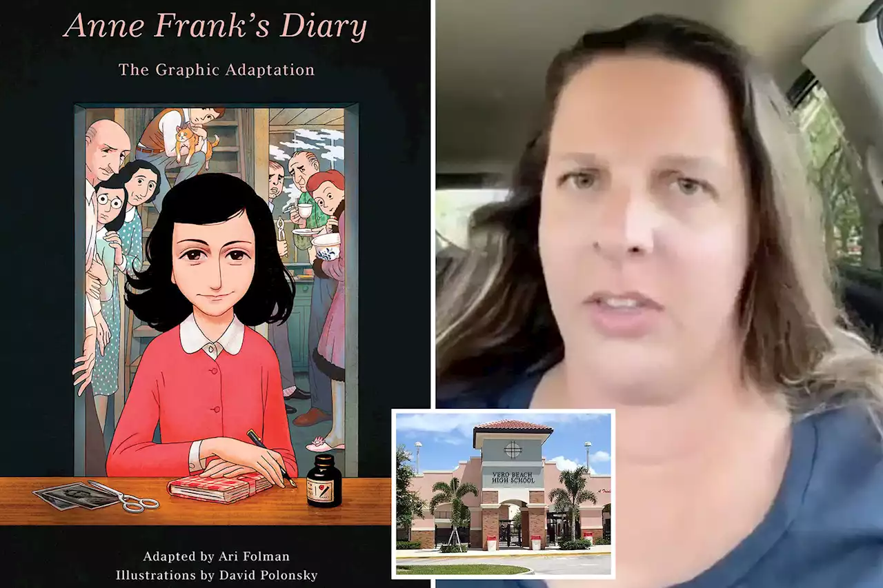 Florida school yanks Anne Frank book for being sexually explicit