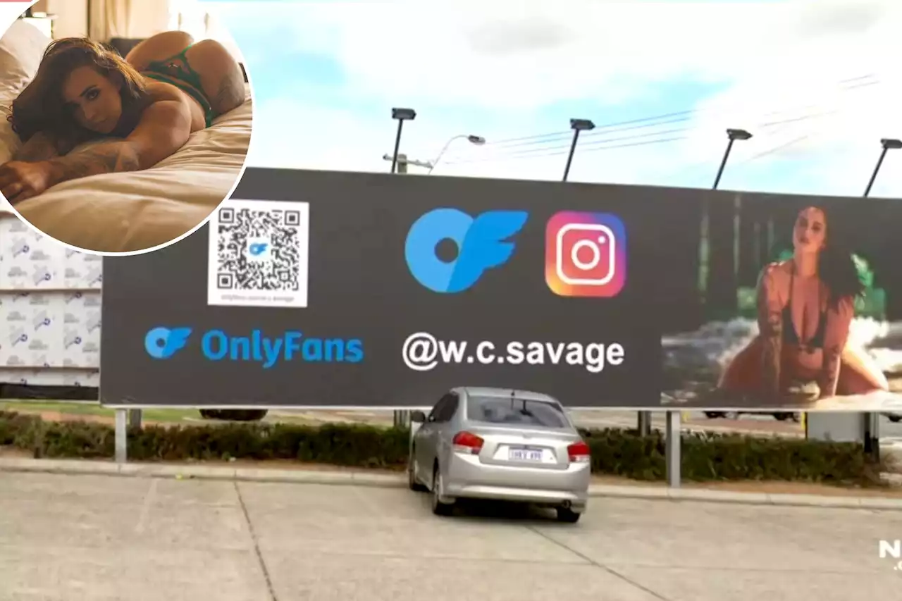 Perth Onlyfans Star Defends Massive Billboard Advertisement United