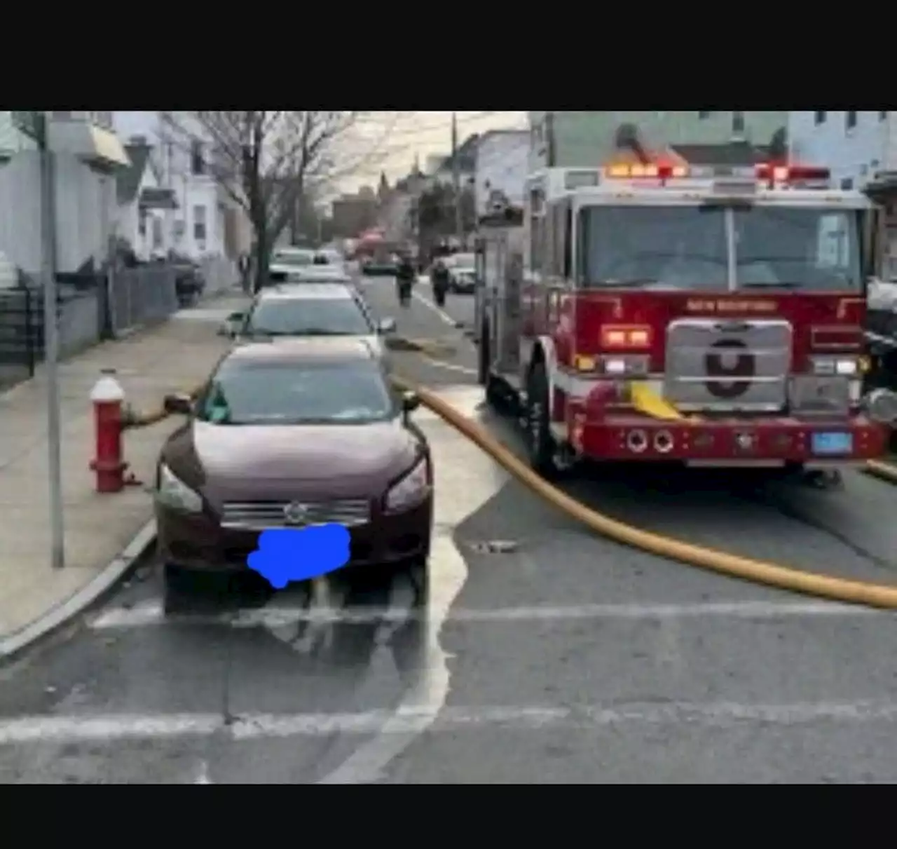 Fire department in Mass. smashes car windows to run hose through car blocking fire hydrant