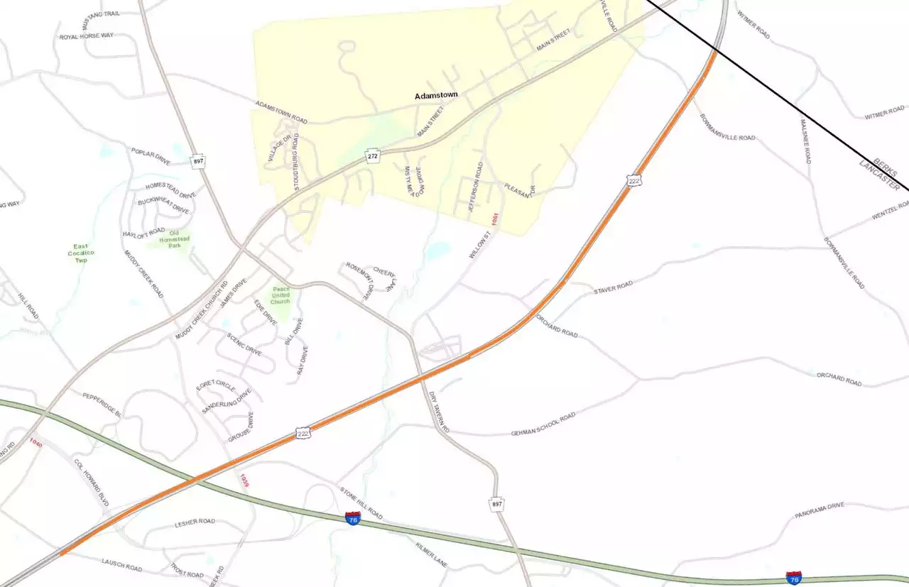 Resurfacing project to begin on Route 222 in Lancaster County: PennDOT