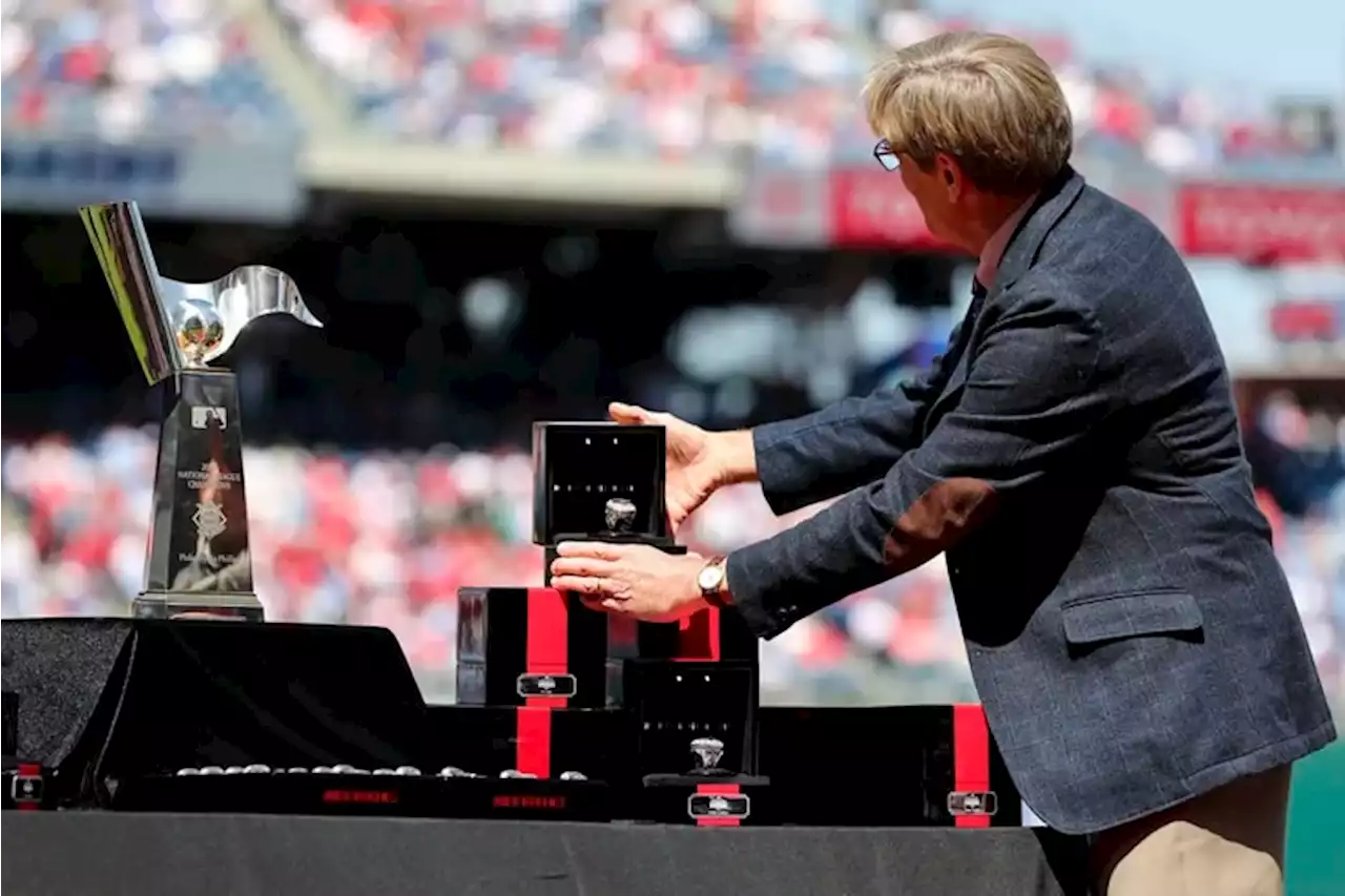 Phillies celebrate their 2022 National League championship with ring ceremony