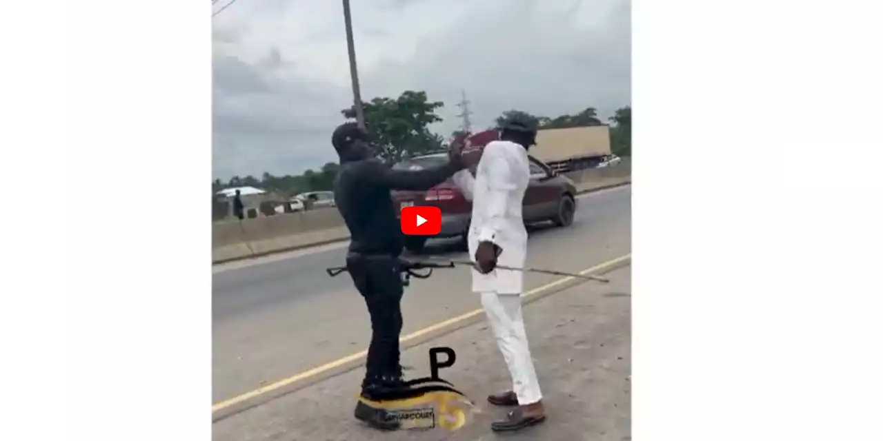 VIDEO: Police officers assault motorist in Rivers