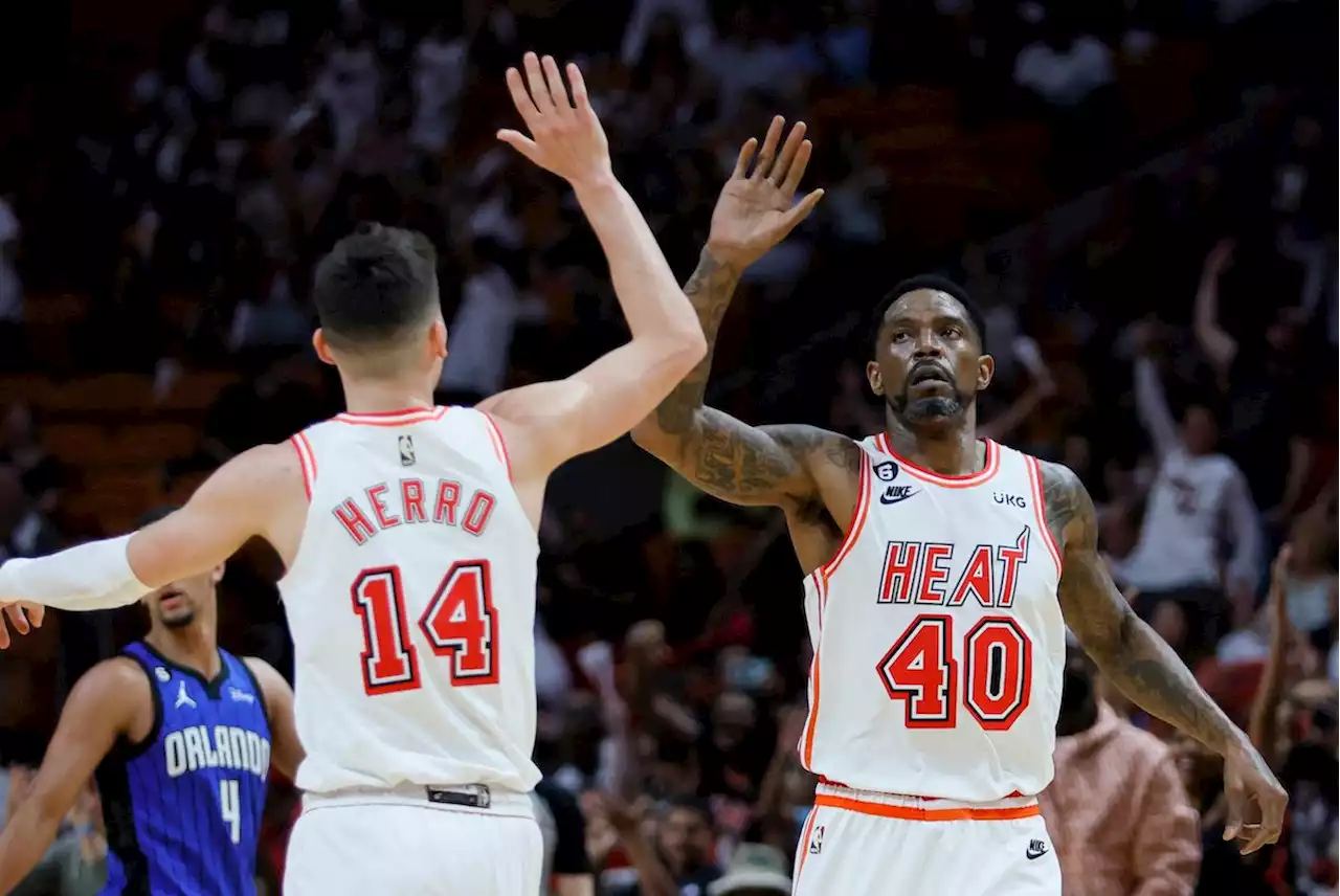 Udonis Haslem goes out in style as Heat dispatch Magic