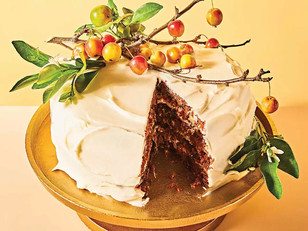 Tartine's Teff Carrot Cake with Cream Cheese Frosting