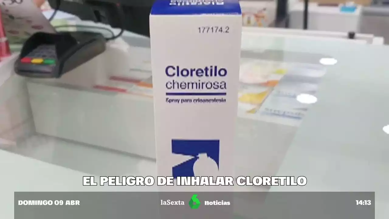 Los peligros del cloretilo, un spray contra el dolor que crea adicción entre los jóvenes