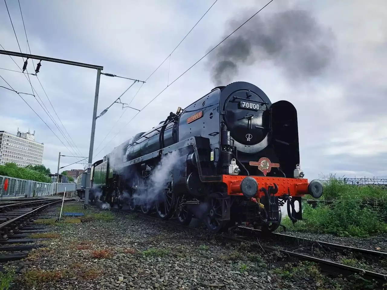 When and where to see steam loco Britannia when it runs through Shropshire on Tuesday