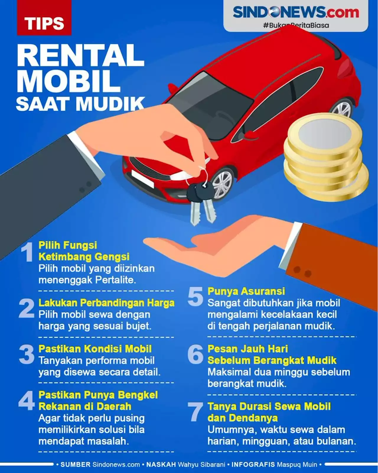 Tips Rental Mobil agar Makin Nyaman saat Mudik Lebaran