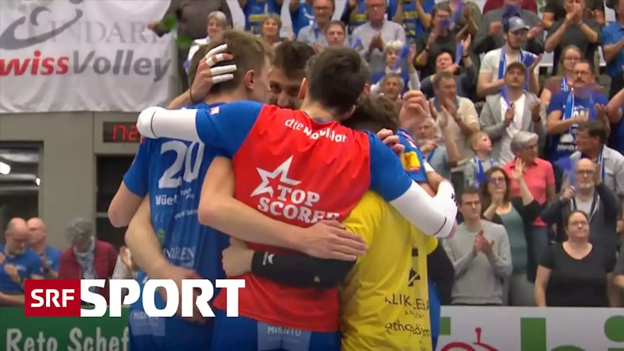 Playoff-Final Männer - Amriswils Volleyballer der Titelverteidigung nahe