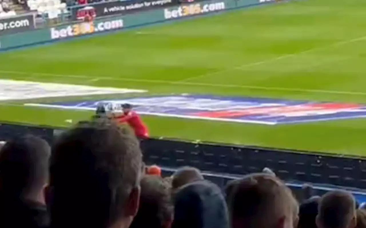 Blackburn player filmed pushing ball boy during draw to Huddersfield