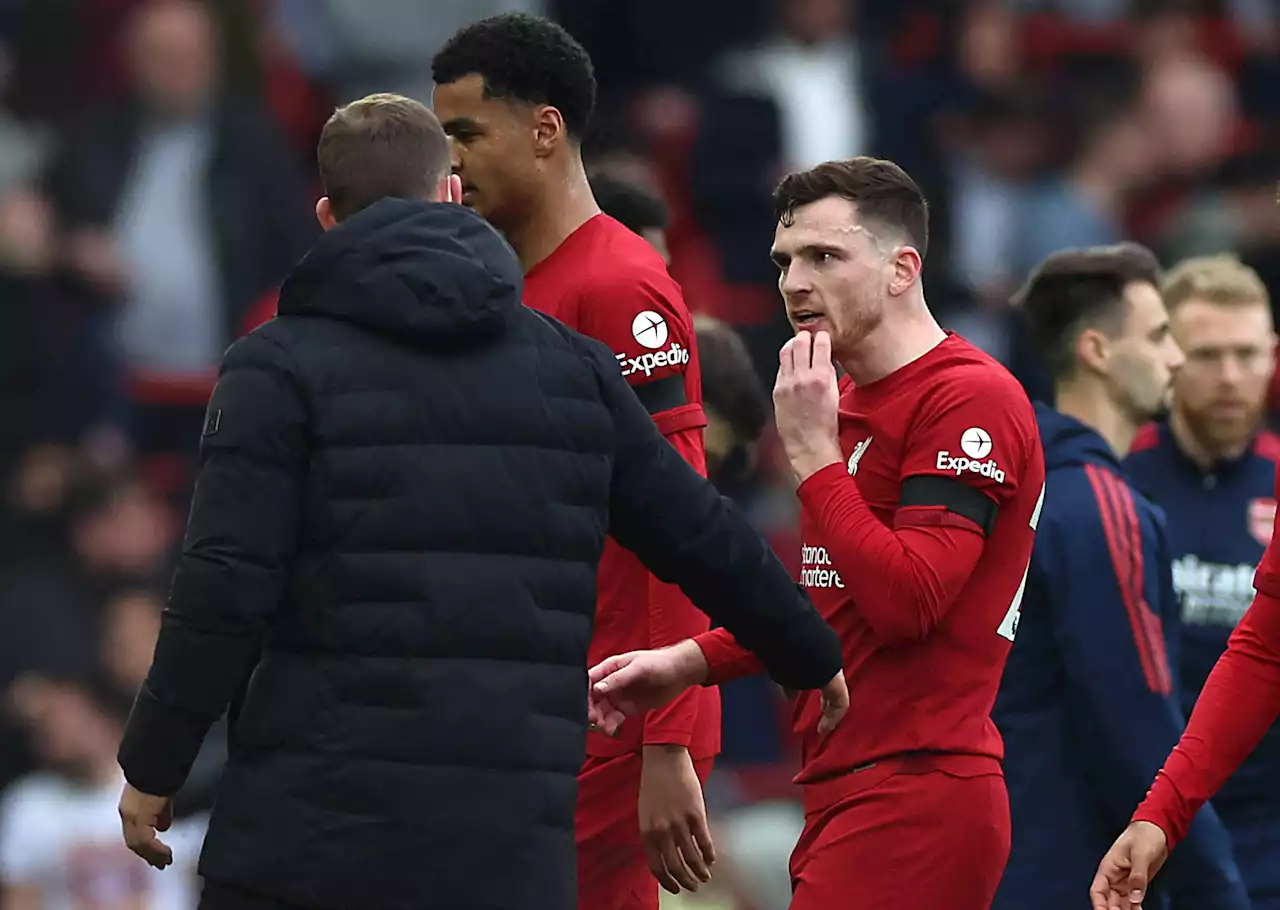 Hatzidakis tipped for eight-match ban after allegedly elbowing Liverpool's Robertson