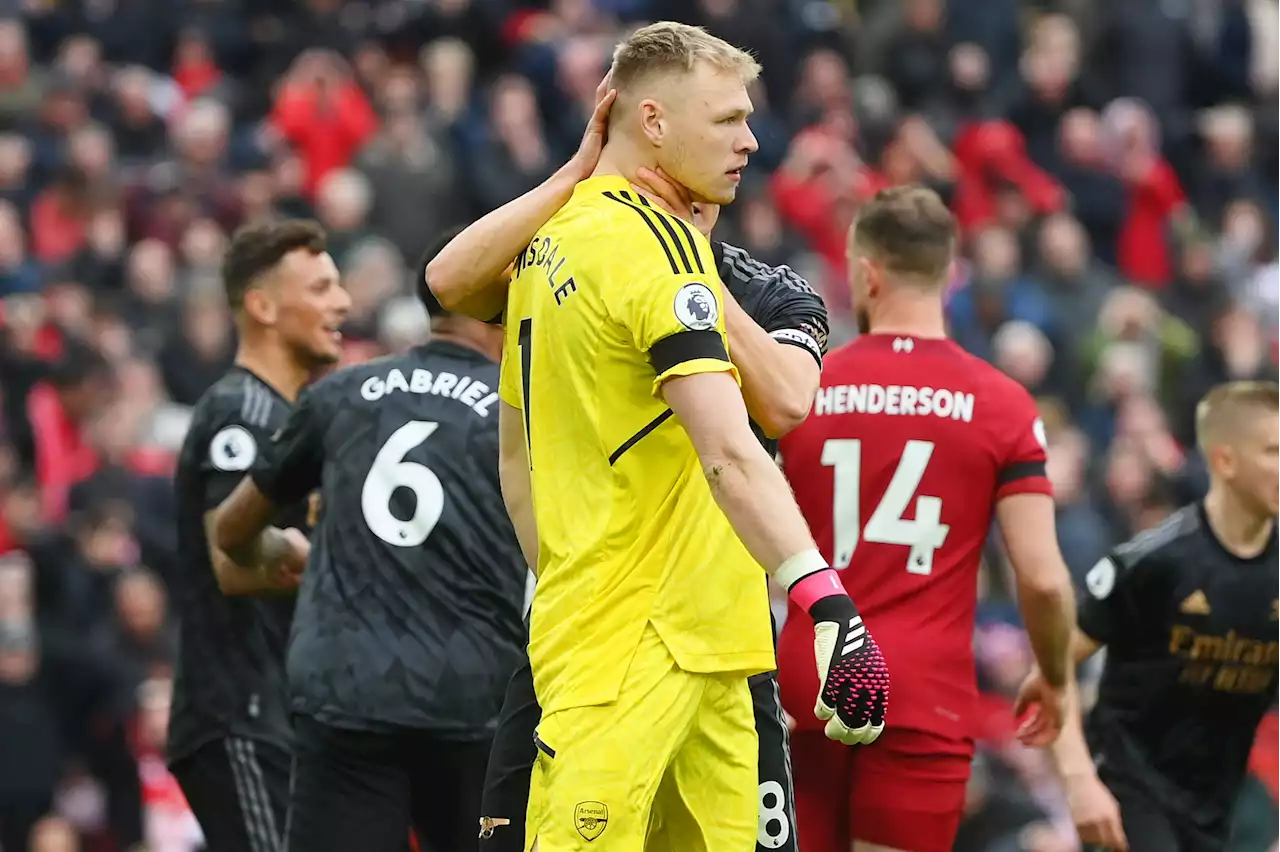 Odegaard reaction sums up Arsenal fans' gratitude for Ramsdale after heroics at Liverpool