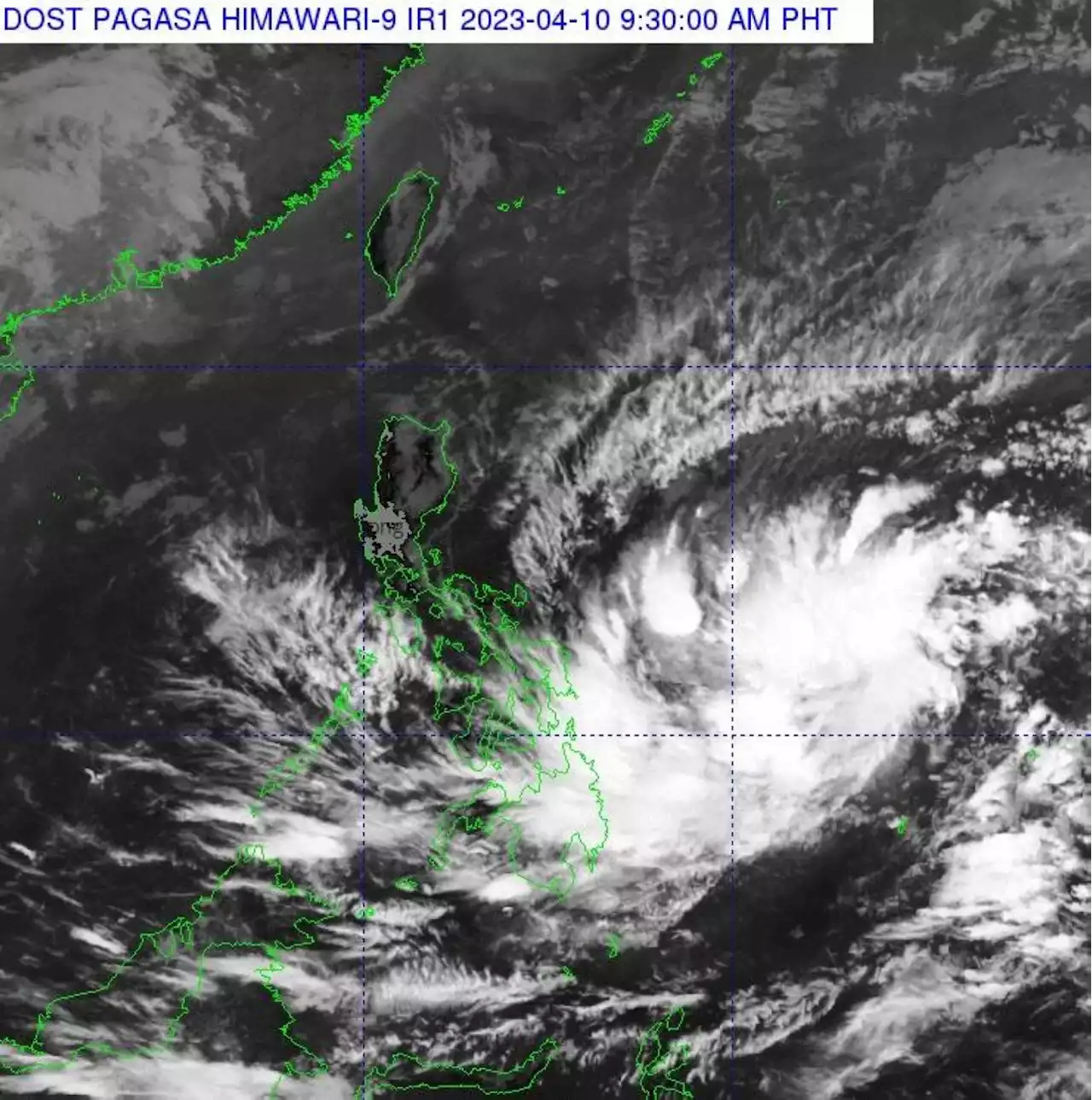 Low pressure area enters PH